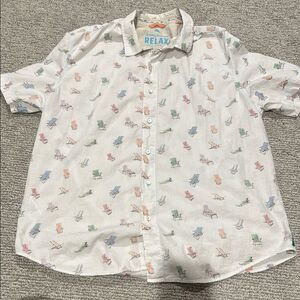 Tommy Bahama White Casual Button Down Shirt